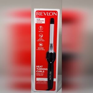 Revlon Silver and Black Curling Iron with 30 Heat Settings